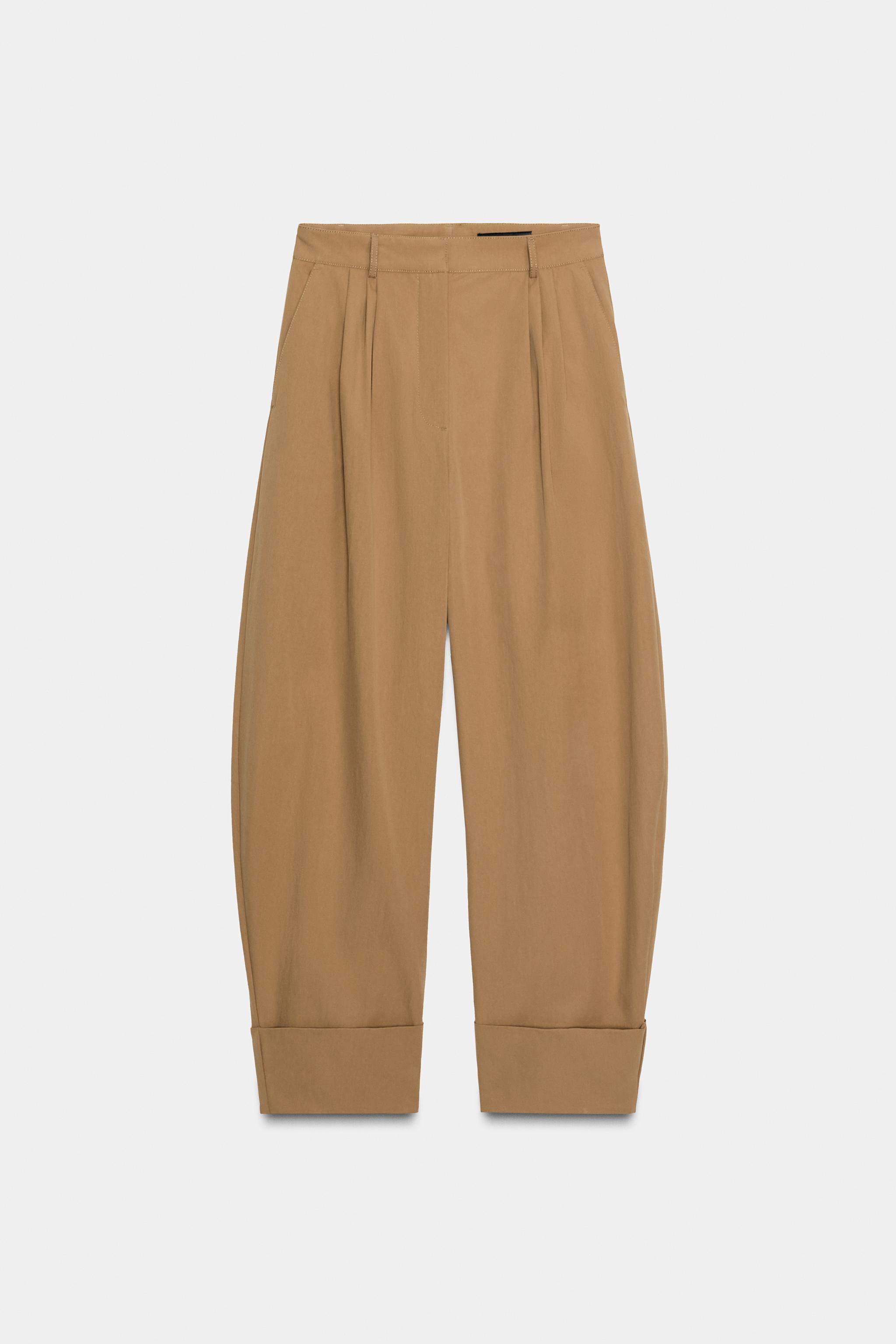 PLEATED CHINO PANTS ZW COLLECTION